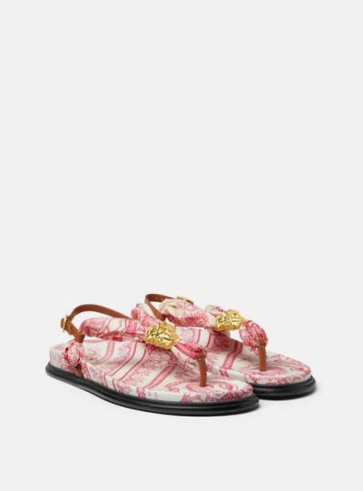 VERSACE UNDERWATER BAROCCO LA MEDUSA SANDALS