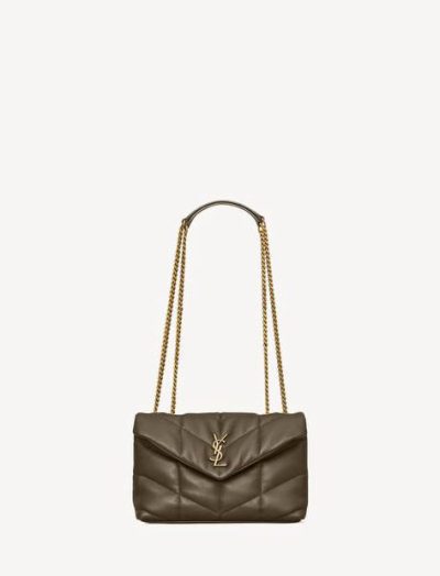SAINT LAURENT TOY PUFFER IN NAPPA LEATHER