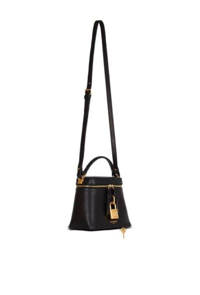 BALMAIN Pulse Vanity calfskin leather bag