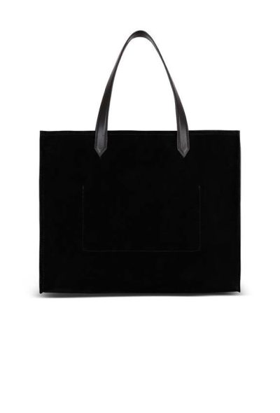BALMAIN Medium suede B-Army tote bag