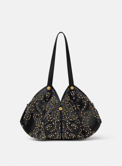 VERSACE STUDDED PROTEA SHOULDER BAG