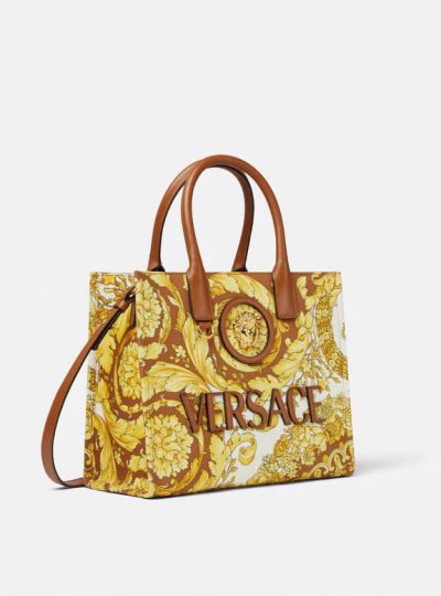 VERSACE BAROCCO LA MEDUSA SMALL TOTE BAG