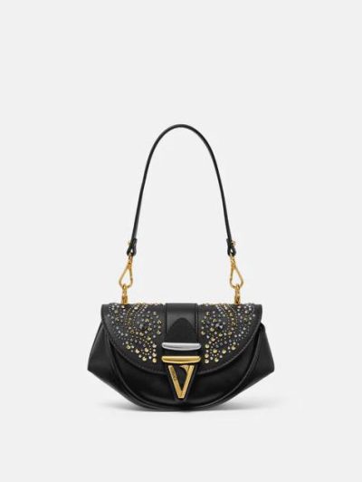VERSACE STUDDED VIRTUS SMALL SHOULDER