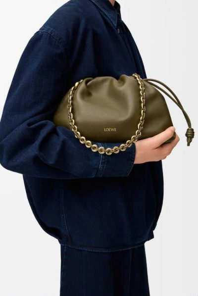 Loewe Medium Flamenco purse in mellow nappa lambskin