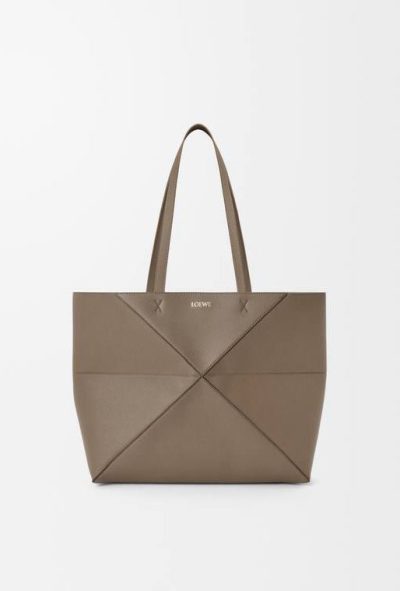 Loewe Medium horizontal Puzzle Fold tote in soft grained calfskin