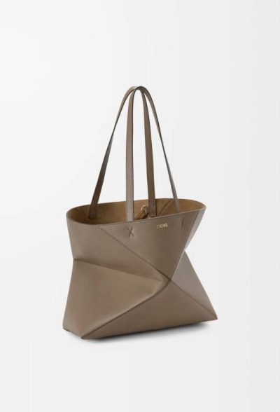 Loewe Medium horizontal Puzzle Fold tote in soft grained calfskin