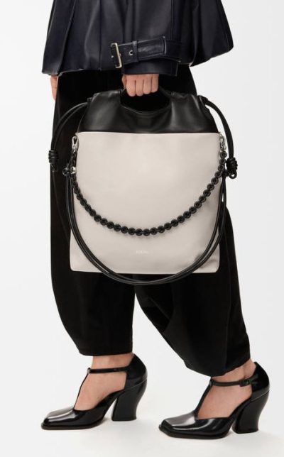 Loewe Flamenco purse tote in mellow nappa lambskin