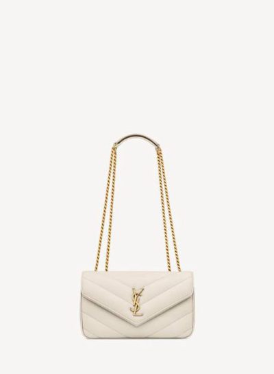 SAINT LAURENT LOULOU SMALL IN MATELASSÉ LAMBSKIN