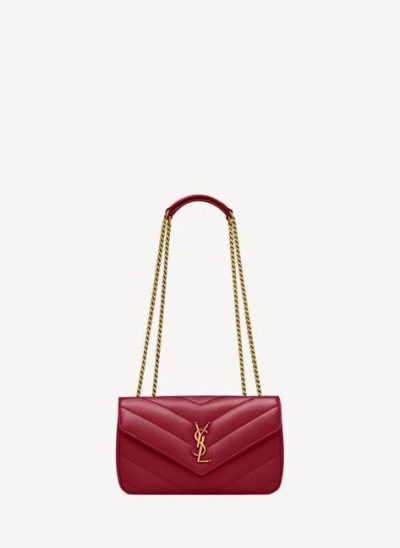 SAINT LAURENT LOULOU SMALL IN MATELASSÉ LAMBSKIN