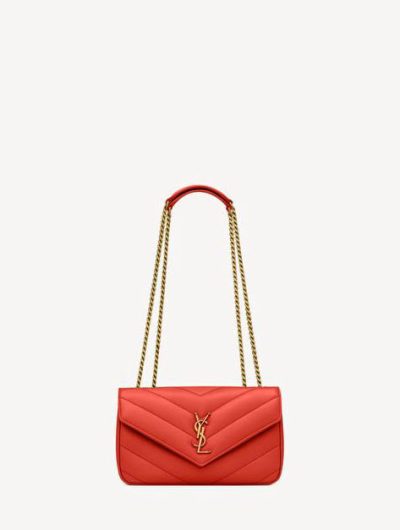 SAINT LAURENT LOULOU SMALL IN MATELASSÉ LAMBSKIN