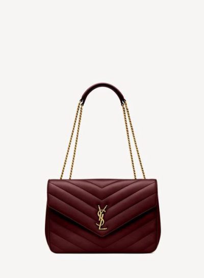 SAINT lAURENT LOULOU LARGE IN MATELASSÉ LAMBSKIN