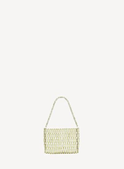 SAINT LAURENT MICRO EVENING BAG IN CRYSTALS