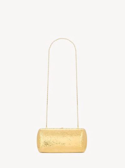 SAINT LAURENT EVENING MINI HEART MINAUDIÈRE IN BRASS