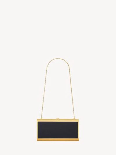 SAINT LAURENT EVENING MINI HEART MINAUDIÈRE IN BRASS