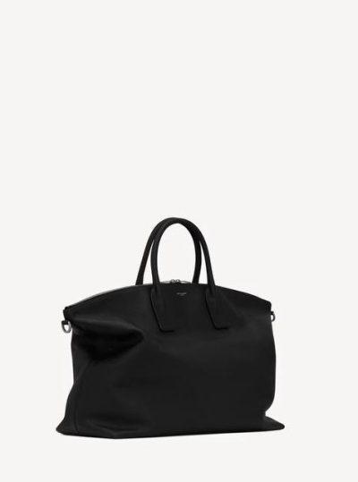 SAINT LAURENT GIANT BOWLING BAG IN GRAINED LEATHER