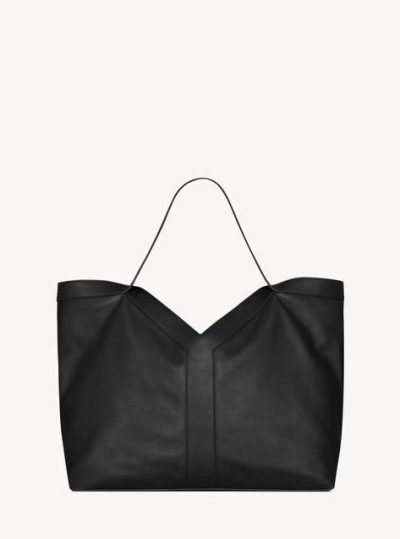 SEINT LAURENT Y LARGE TOTE IN LEATHER