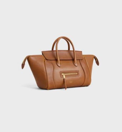 CELINE SMALL NEW LUGGAGE IN SUPPLE SHINY LAMBSKIN