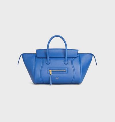 CELINE SMALL NEW LUGGAGE IN SUPPLE SHINY LAMBSKIN