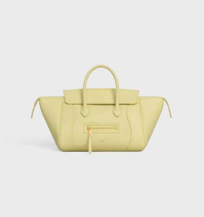 CELINE SMALL NEW LUGGAGE IN SUPPLE SHINY LAMBSKIN