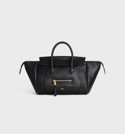 CELINE SMALL NEW LUGGAGE IN SUPPLE SHINY LAMBSKIN
