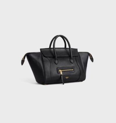 CELINE SMALL NEW LUGGAGE IN SUPPLE SHINY LAMBSKIN