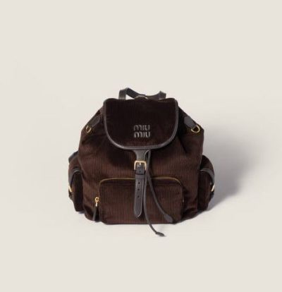 Miu Miu Corduroy backpack