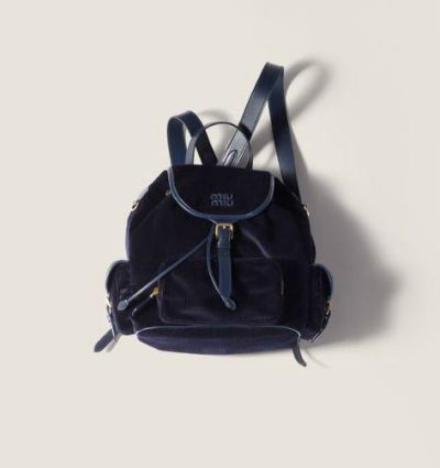 Miu Miu Corduroy backpack