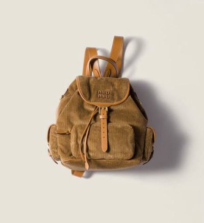Miu Miu Corduroy backpack