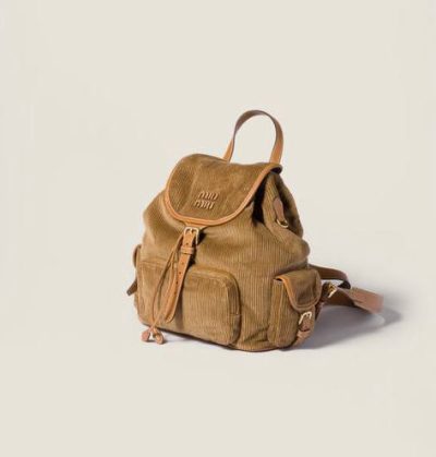Miu Miu Corduroy backpack