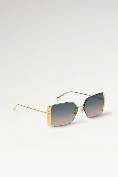 LOUIS VUITTION LV Moon Metal Square Sunglasses