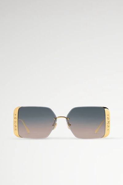 LOUIS VUITTION LV Moon Metal Square Sunglasses