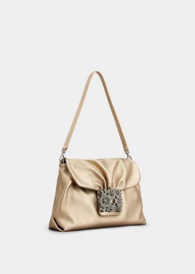 Rogger Vivier Efflorescence Mini Clutch in leather