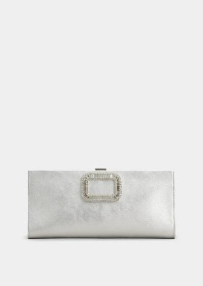 Rogger vivier Pilgrim Clutch in leather
